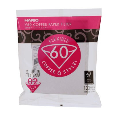 Hario filtry papierowe V60-02