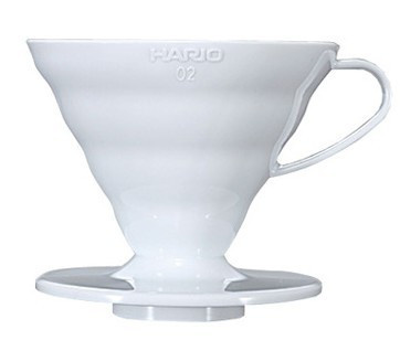 Dripper Hario V60 VD-02 plastikowy biały Dripper Hario V60 VD-02 plastikowy biały